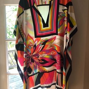 Trina Turk 100% Silk Kaftan